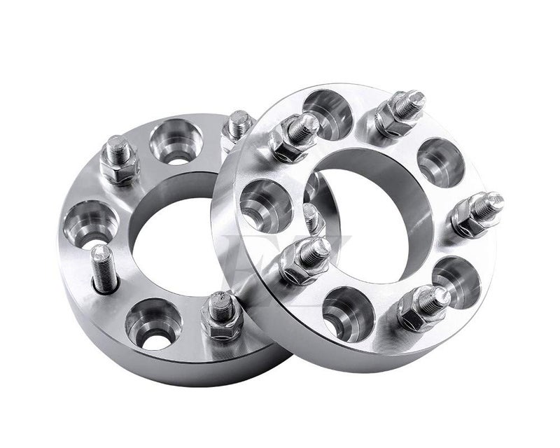 ezaccessory 2 Wheel Spacers Adapters 5x4.5 to 5x4.5 for Ford Mustang 94-14 Explorer - 2" Thick 1/2" Studs - Image 1